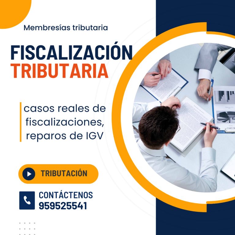 Fiscalización tributaria