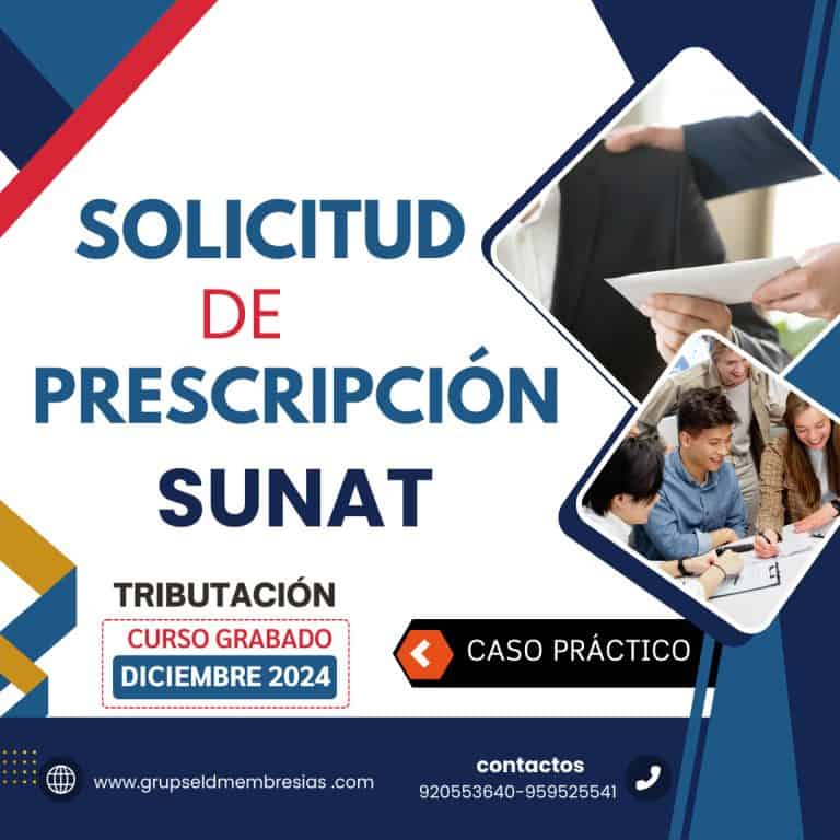 Solicitud de prescripción tributaria