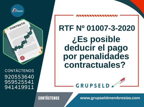 Es posible deducir el pago por penalidades contractuales
