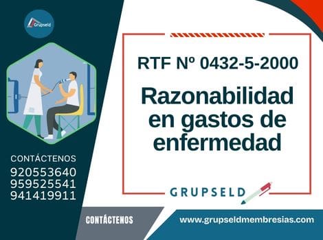 Razonabilidad en gastos de enfermedad