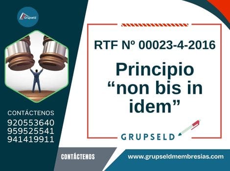 Principio “non bis in ídem”